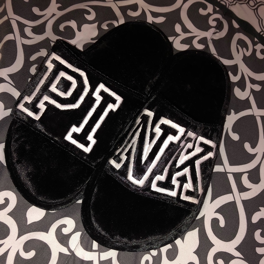 Vs pink house slippers
